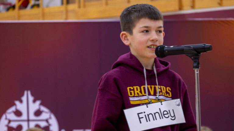 OGPO South helps run the annual spelling bee!